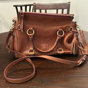 Dooney and Bourke tan leather satchel